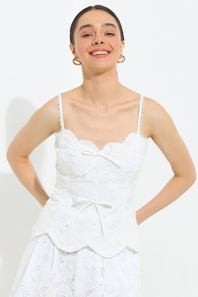 Leonil Scalloped Bustier