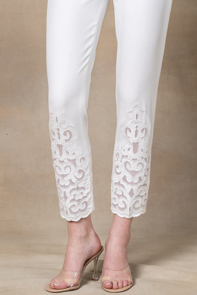 LAILA PANT WHITE