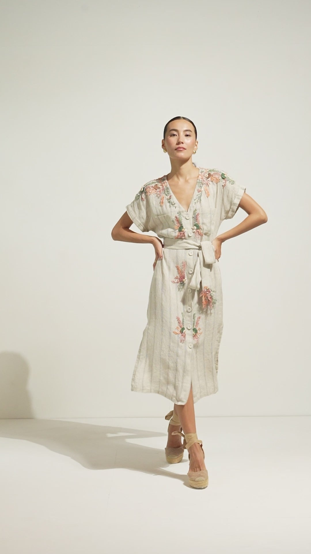 Sage Shirt Dress